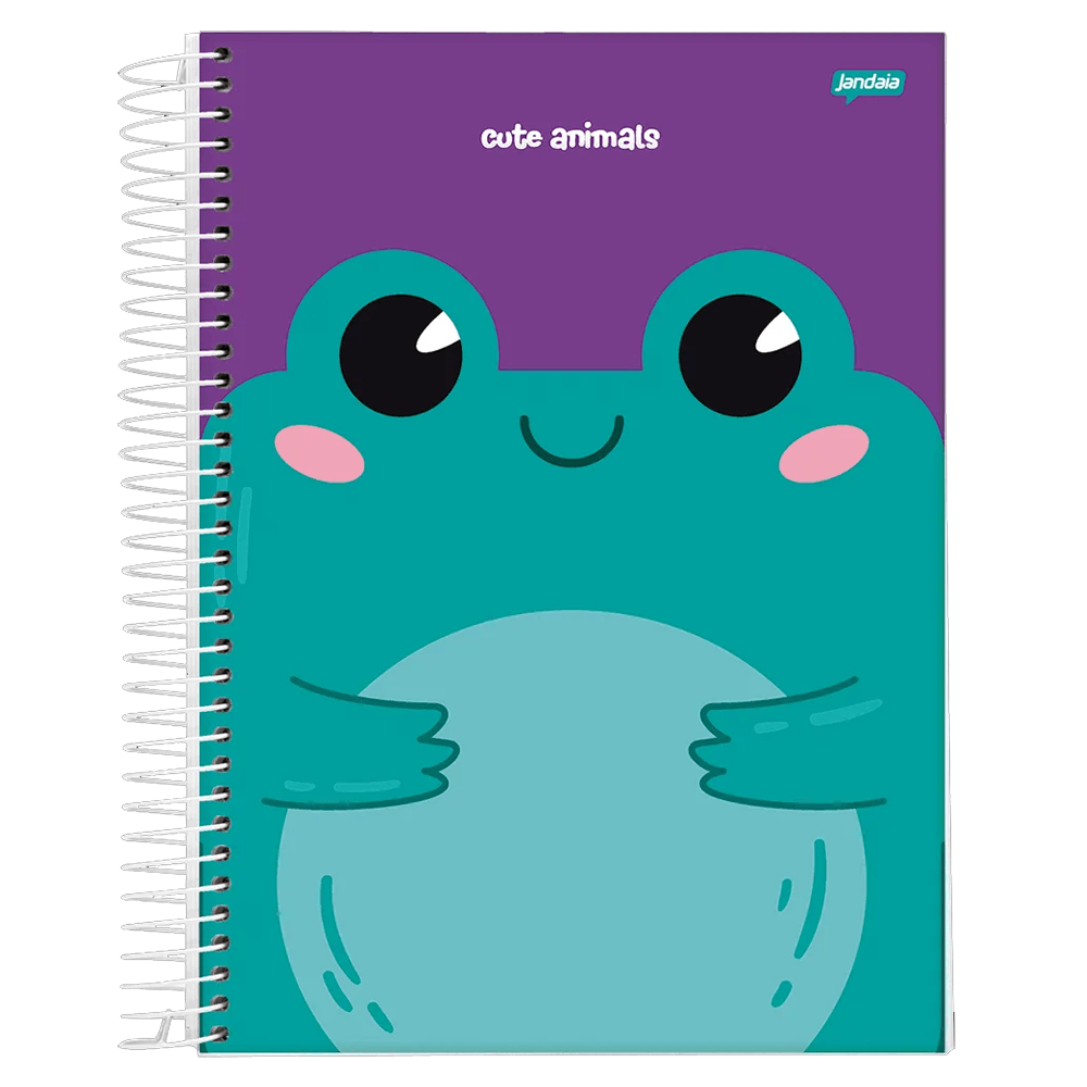 Caderno Universitario 1x1 C.D 80 Fls Jandaia - Cute Animals 10.png Caderno Universitario 1x1 C.D 80 Fls Jandaia - Cute Animals 10.png